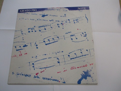 Giusto pio note lp vinyl - -,